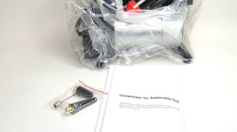 Unboxing portable compressor auto