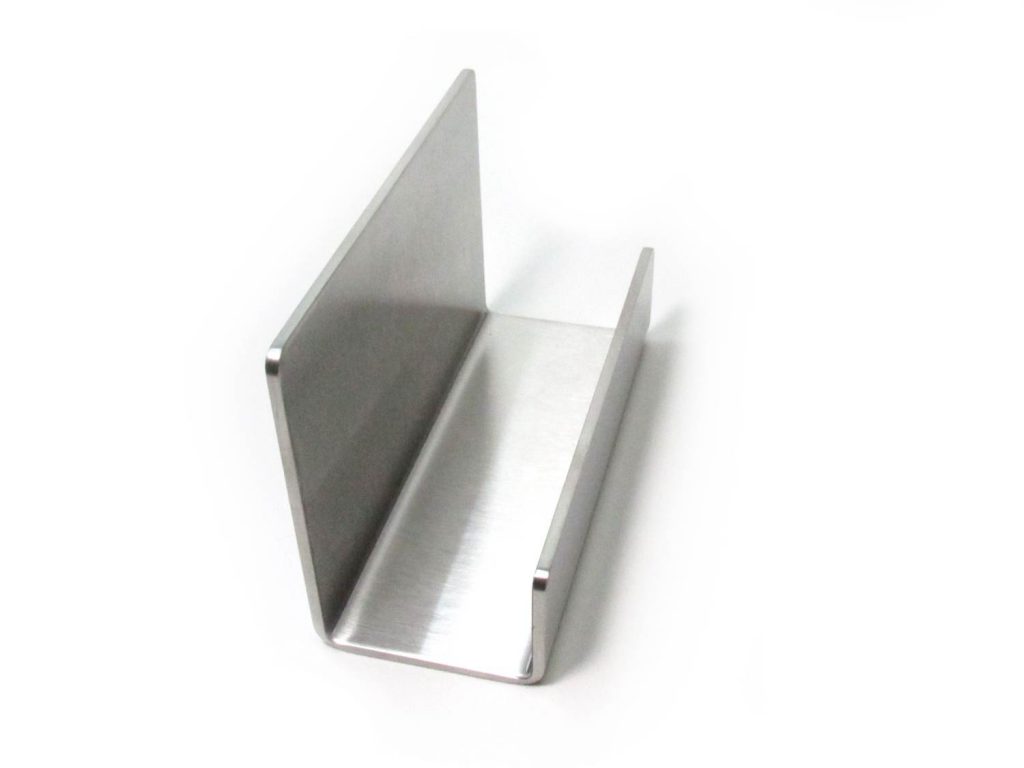 business card holder left side view