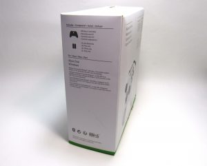 Side of Xbox One Controller packaging
