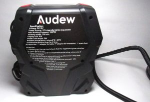 Back of compressor on white background