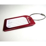 luggage tag metal review summary box photo
