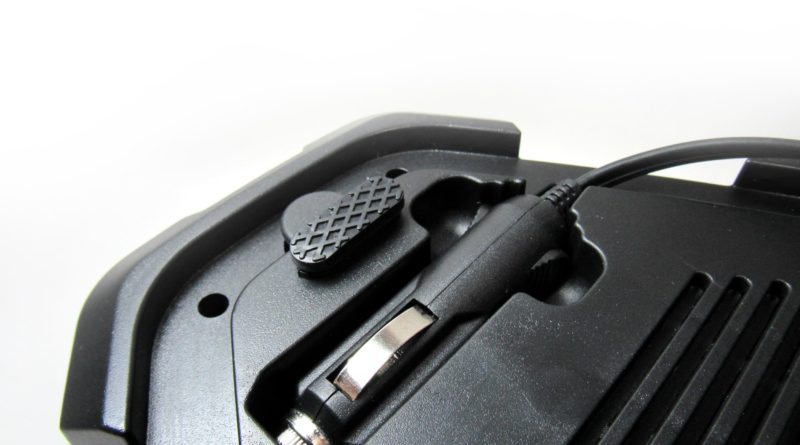 Air compressor power cord storage