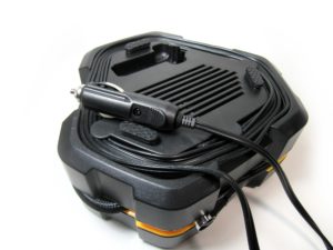 Power cord wound up