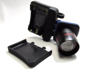 LED hat light battery compartment open product review photos