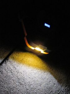 Air compressor LED Light in use