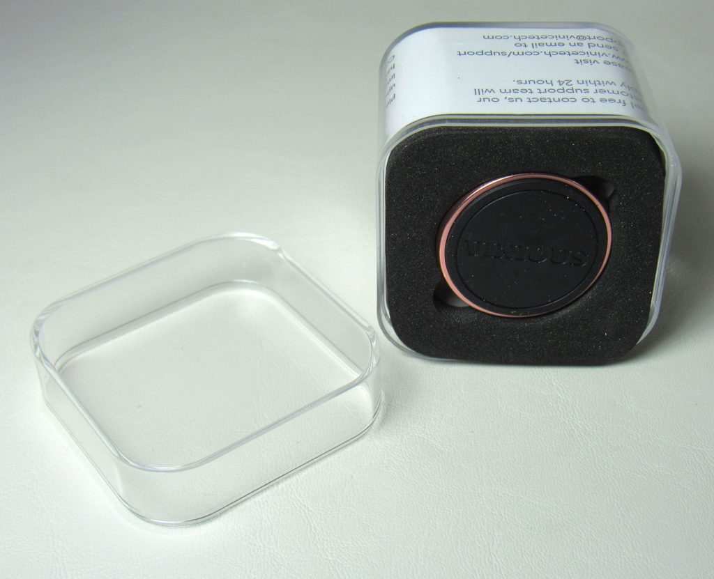Magnetic Phone Mount in box with lid off