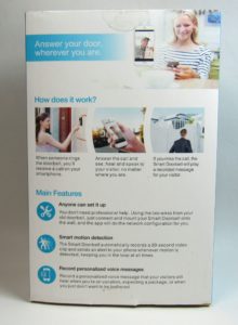 Zmodo Greet Doorbell box back